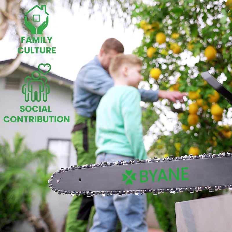 Byane 24 Inch Chainsaw Chain, 3/8" Pitch, 050" Gauge, 84 Drive Links, Fits Husqvarna 455, 460 Rancher, and More (3 Chains). - Image 5